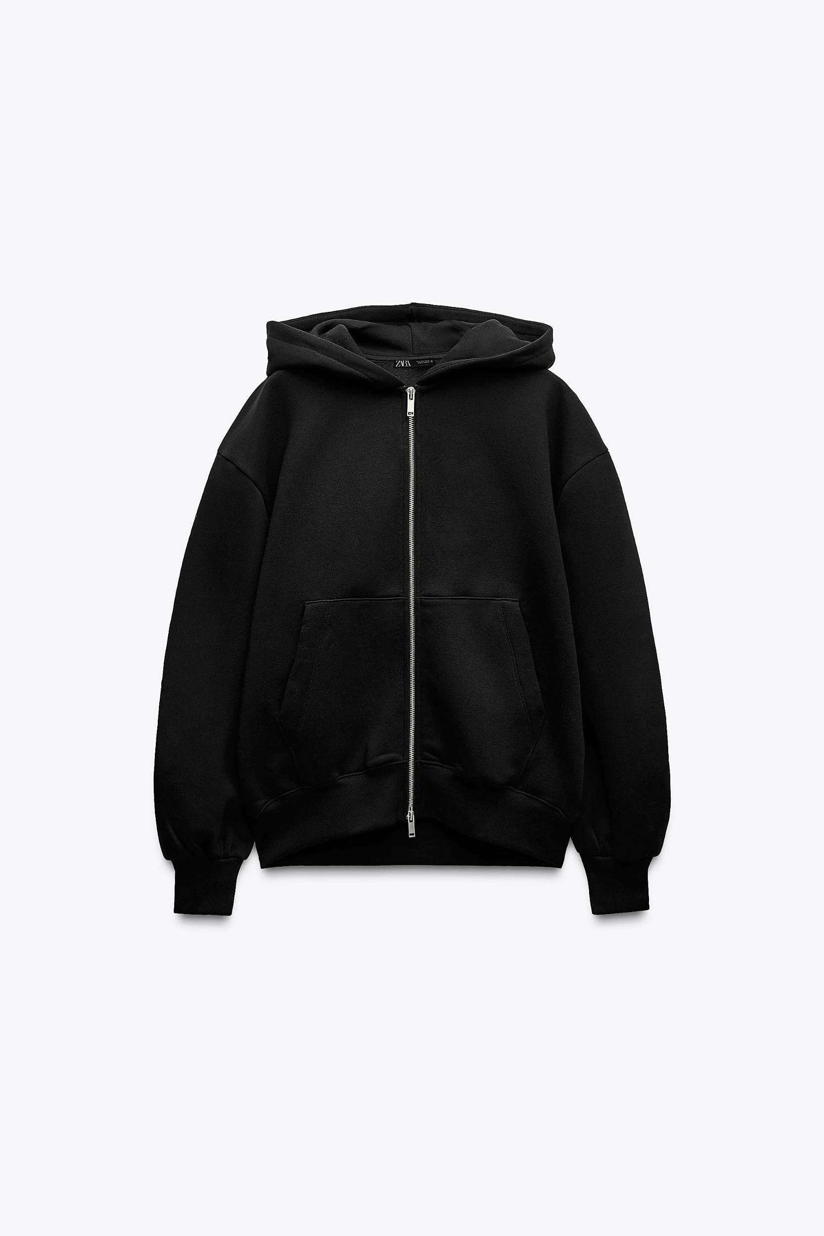 OVERSIZED ZIPPERED SWEATSHIRT Product Image