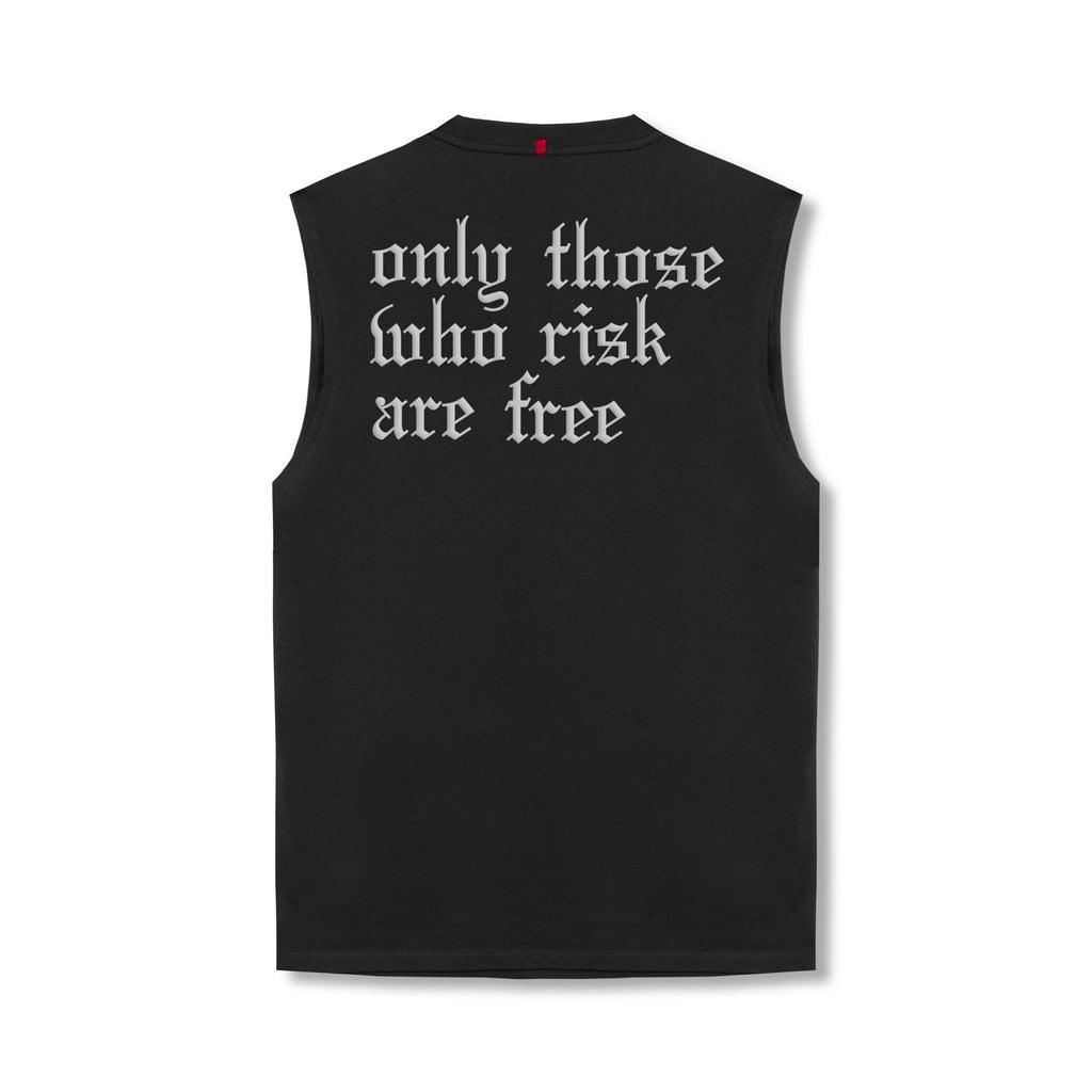 0807. Tech Essential™ Relaxed Cutoff - Black/White "OTWR" Product Image
