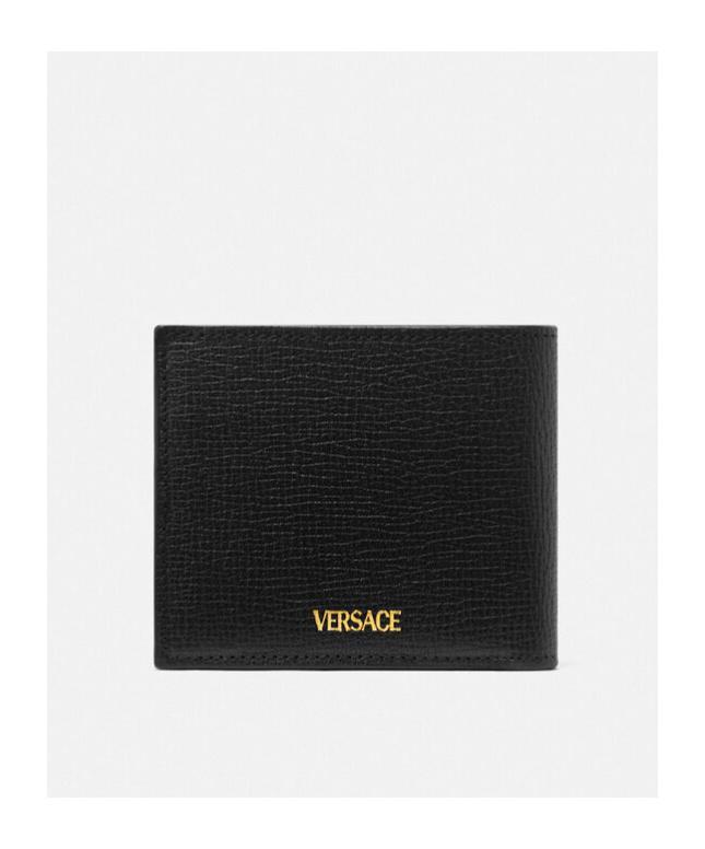 VERSACE Medusa Biggie Bi-fold Wallet In Black Product Image