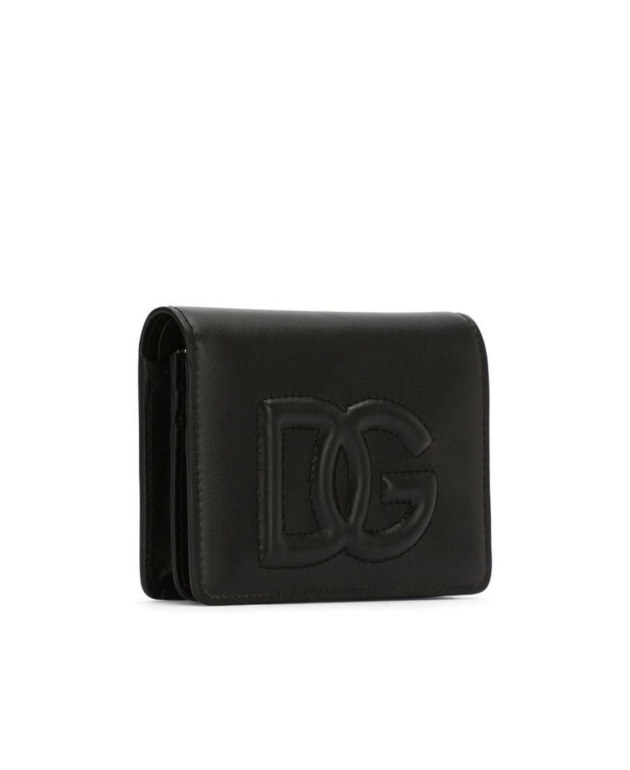 DOLCE & GABBANA Embossed-logo Wallet In Black Product Image