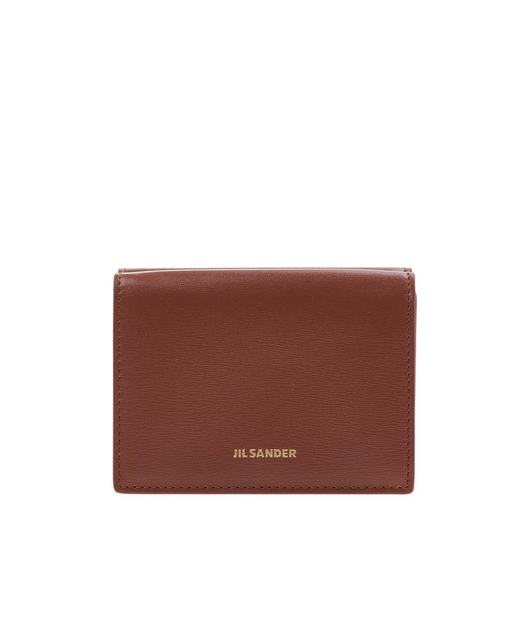 JIL SANDER Logo Wallet In Brown Product Image