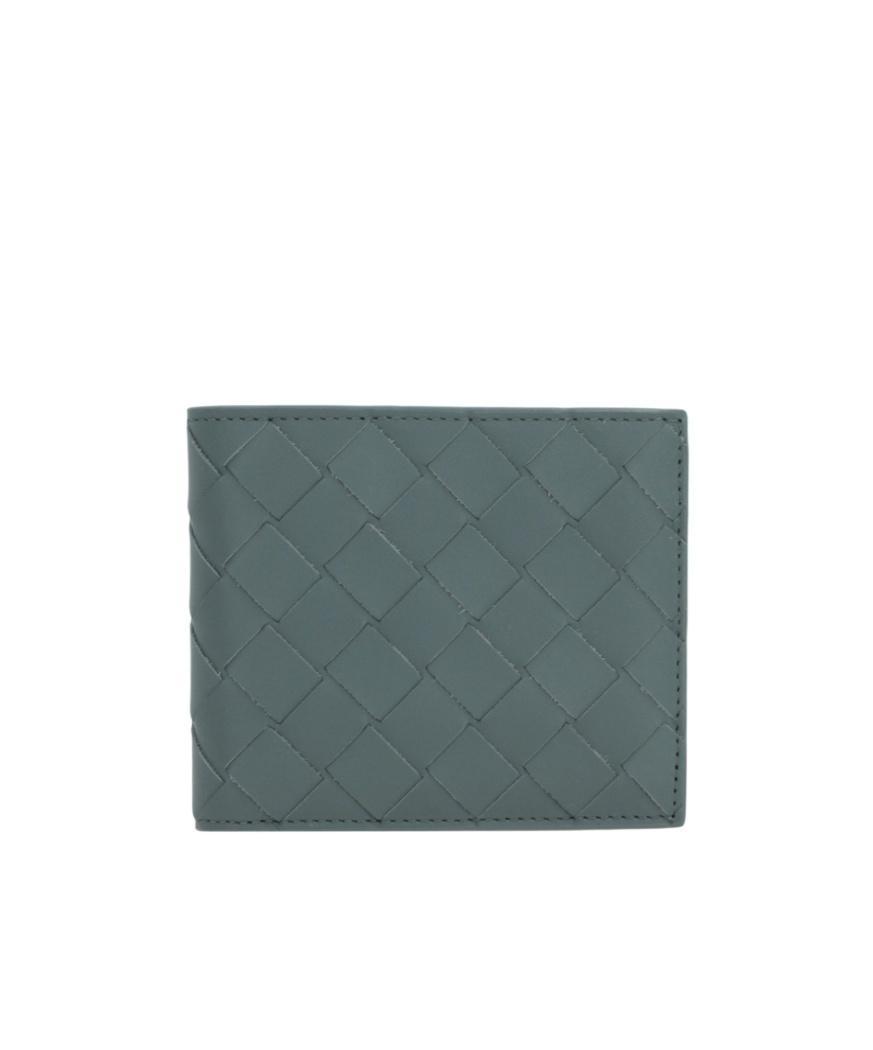 BOTTEGA VENETA Double-folded Wallet In Green Product Image