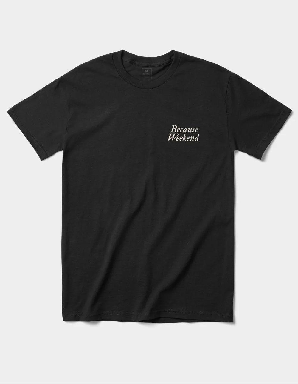 BECAUSE WEEKEND Prickly Mens Tee - BLACK Product Image
