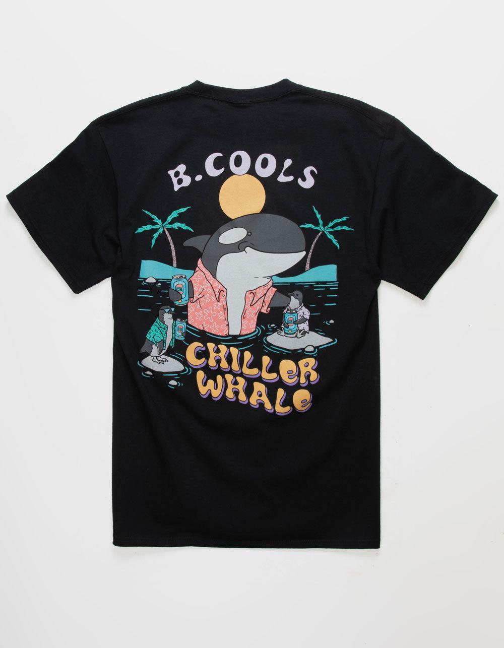 BARNEY COOLS Chiller Whale Mens Tee - BLACK Product Image