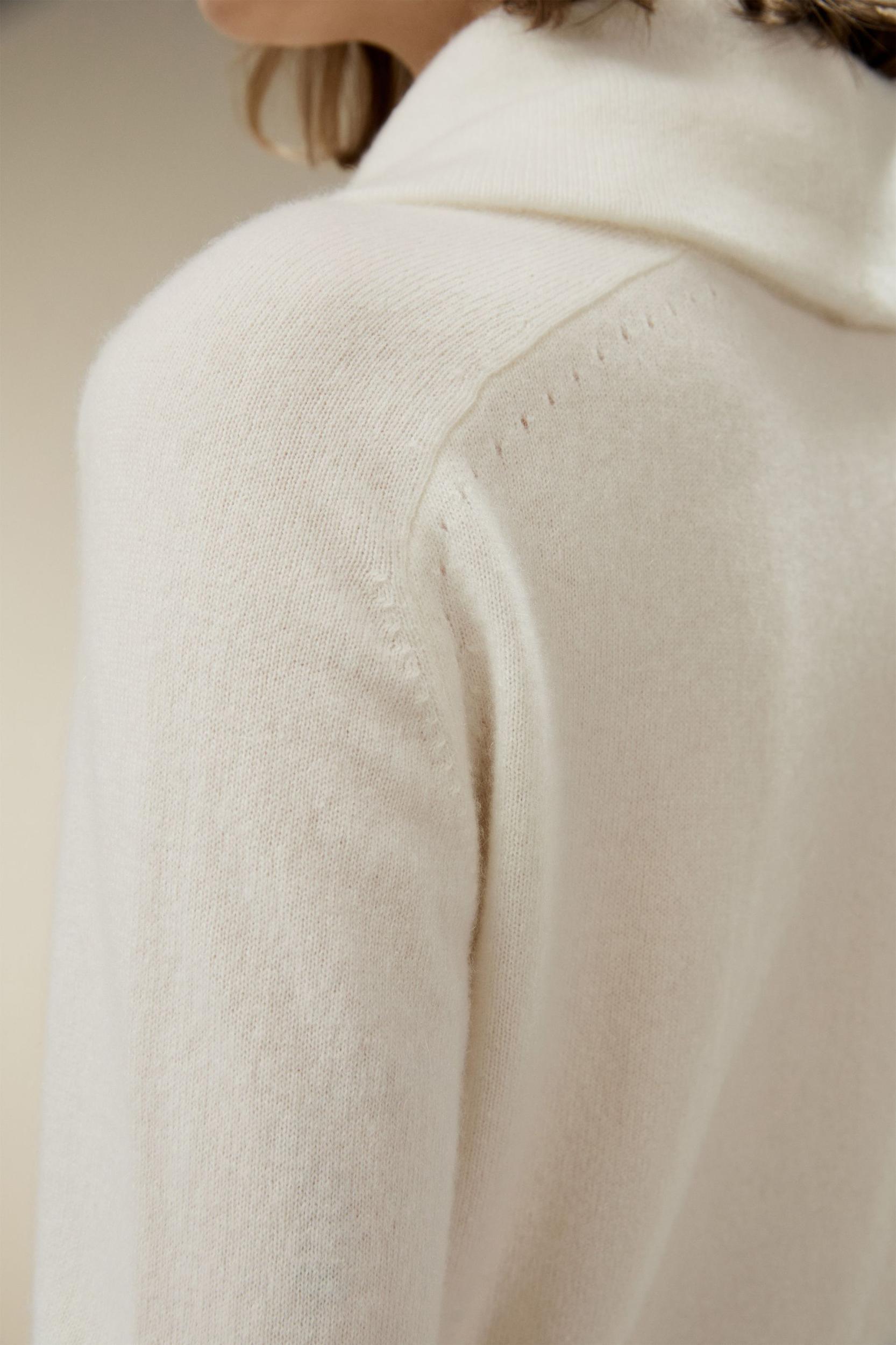 Cashmere Cowl Neck Sweater Product Image