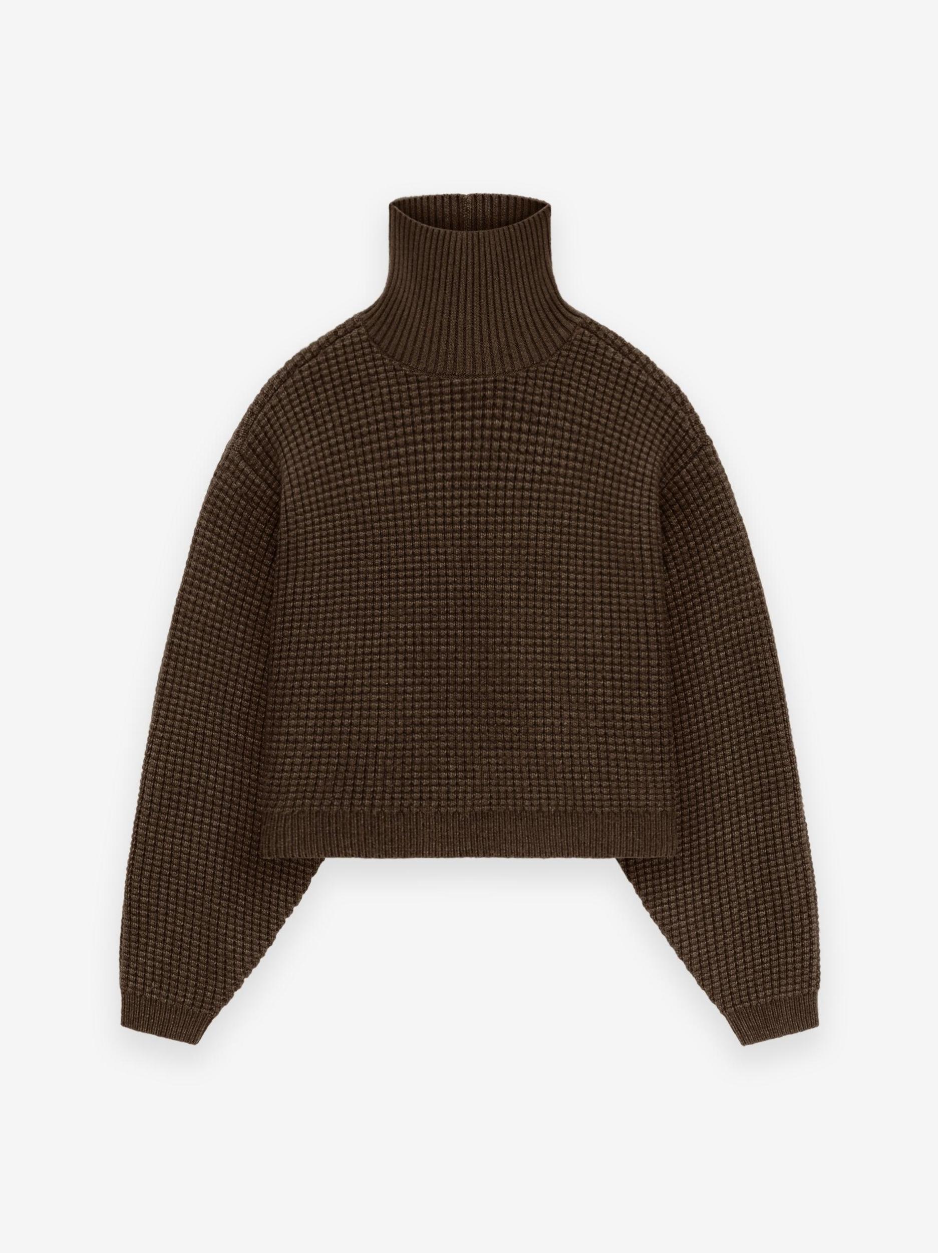 Women's Waffle Turtleneck Female Product Image