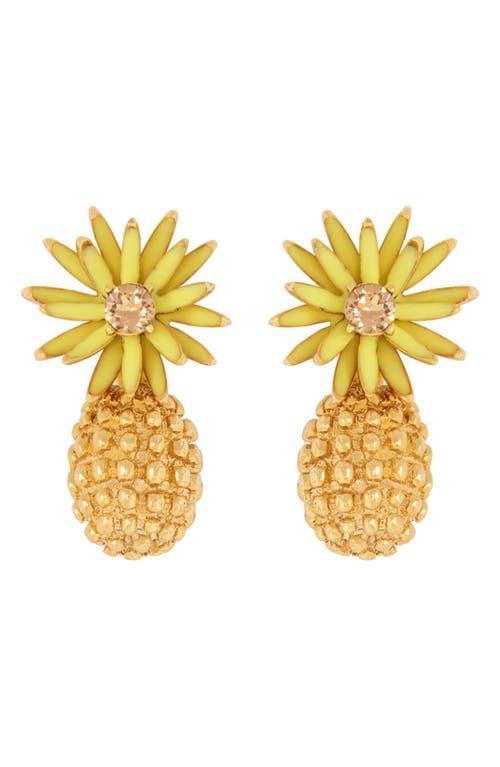 Flower Post with Cactus Drop Earrings Product Image