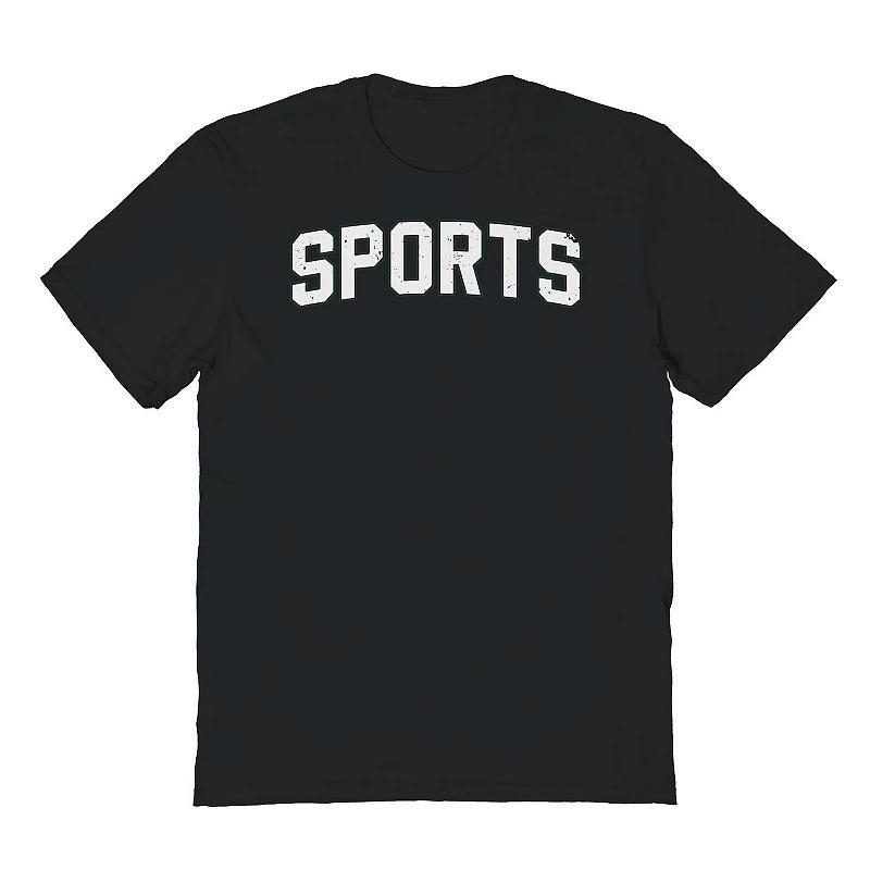 Men's Duke & Sons Sports Graphic Tee, Size: Small, Black White Product Image