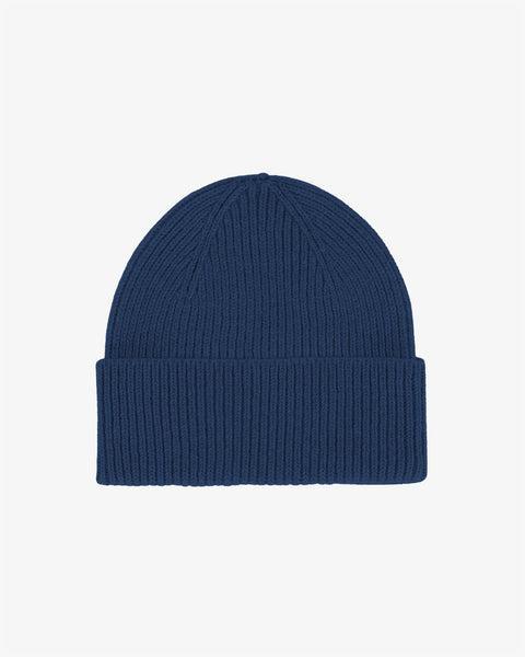 Merino Wool Beanie - Marine Blue Product Image