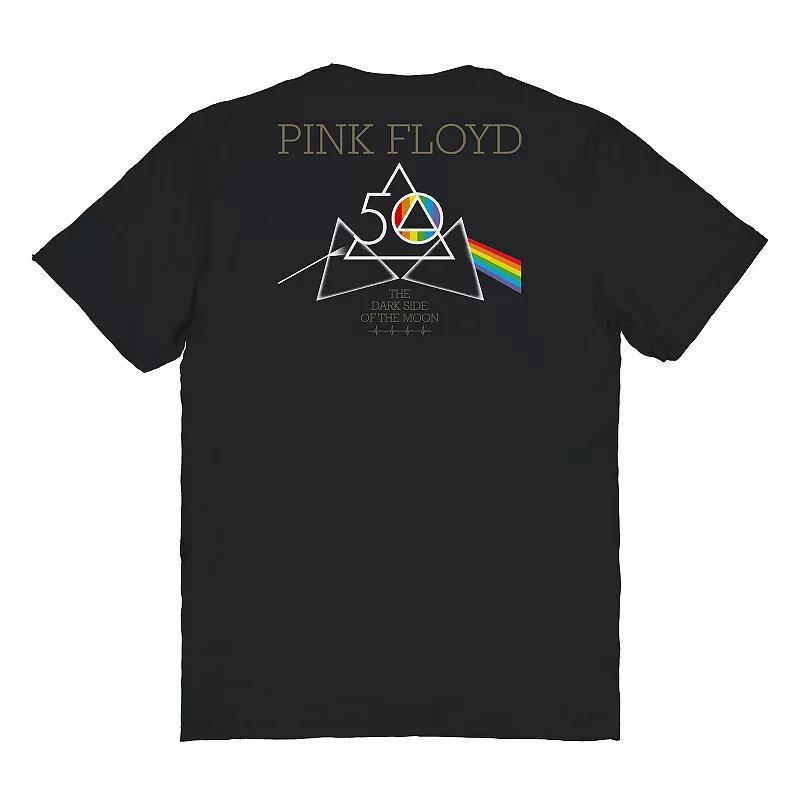 Men's Pink Floyd Multi Prisms Graphic Tee, Size: Medium, Black Product Image