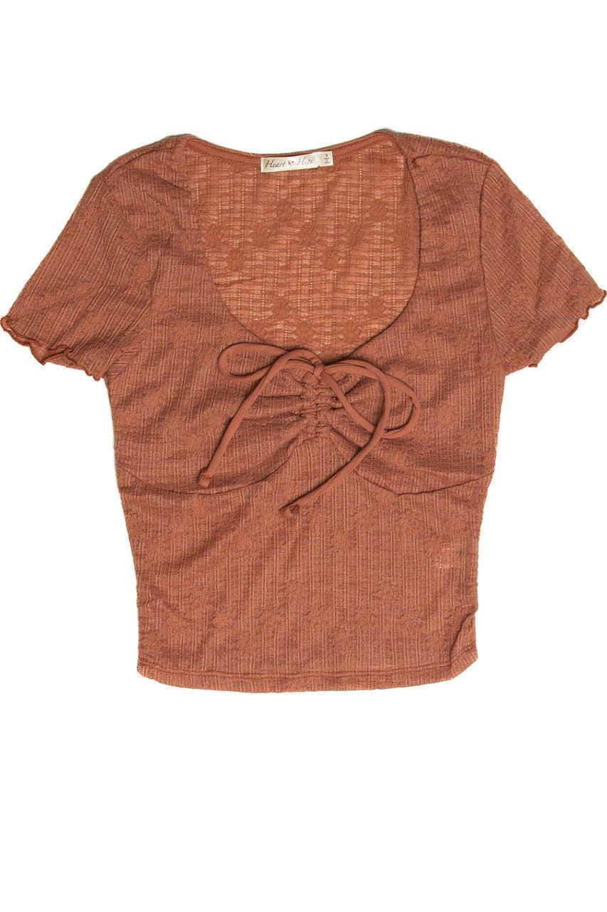 Front Tie Lace Top Product Image