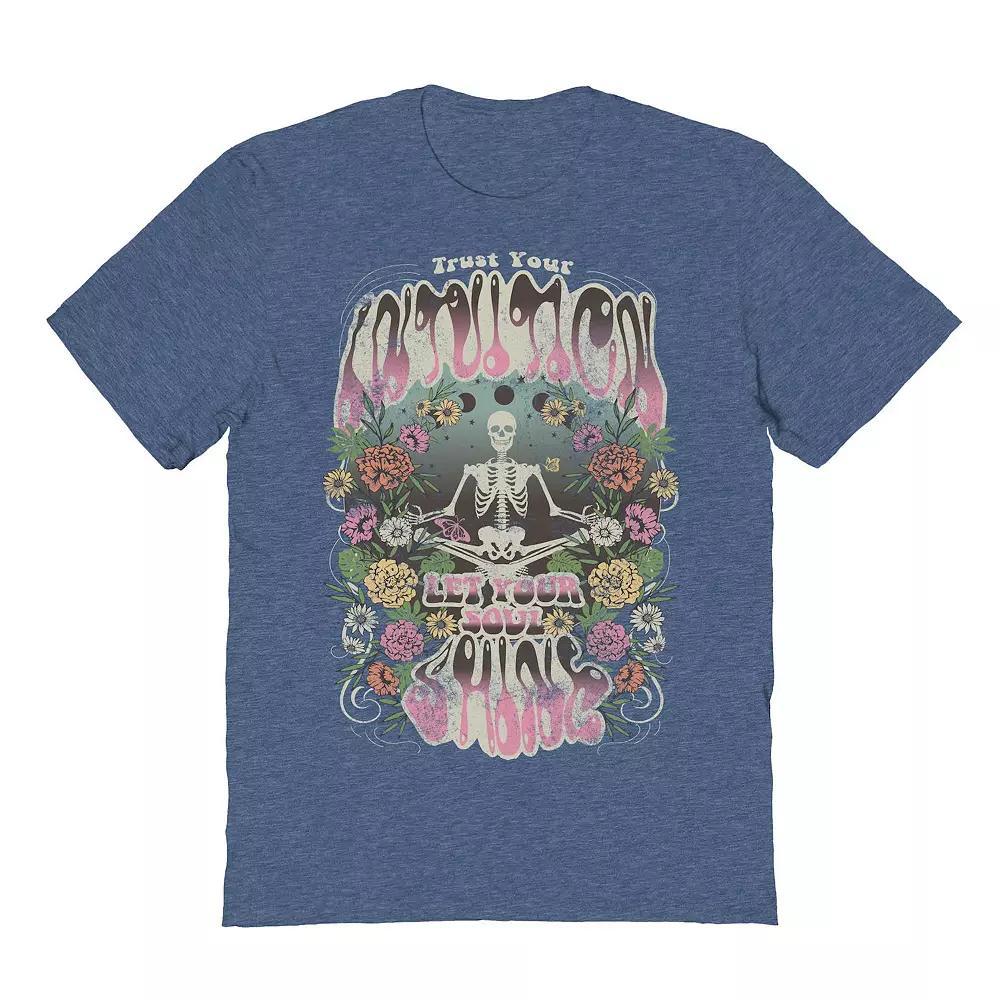 Men's COLAB89 by Threadless Intuition Graphic Tee, Size: Small, Grey Indigo Product Image