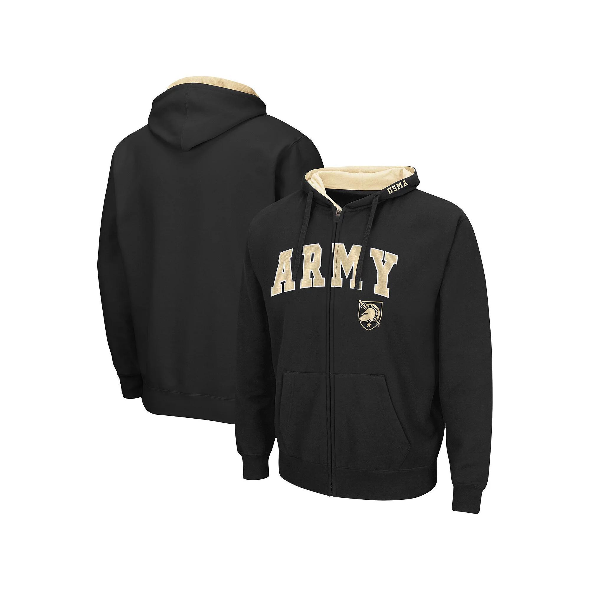 Men's Colosseum Navy Xavier Musketeers Arch & Logo 3.0 Full-Zip Hoodie,  Product Image