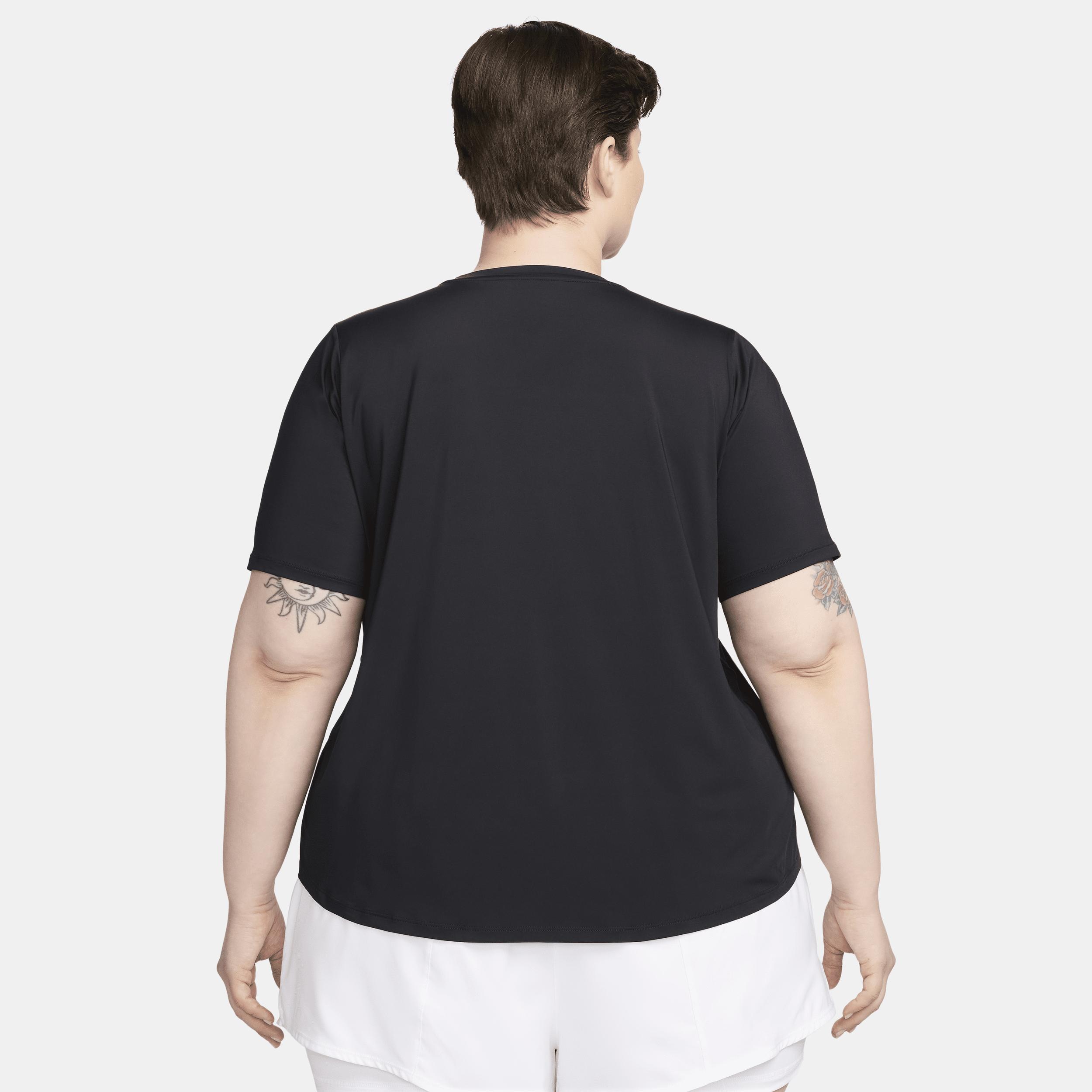 Nike Womens One Classic Dri-FIT Short-Sleeve Top (Plus Size) | FN2800-010 Product Image