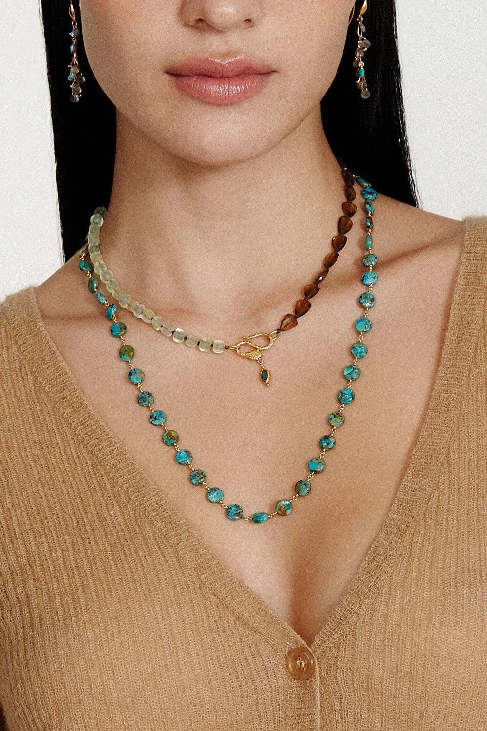 Chan Luu Naomi Necklace Green Mix Product Image