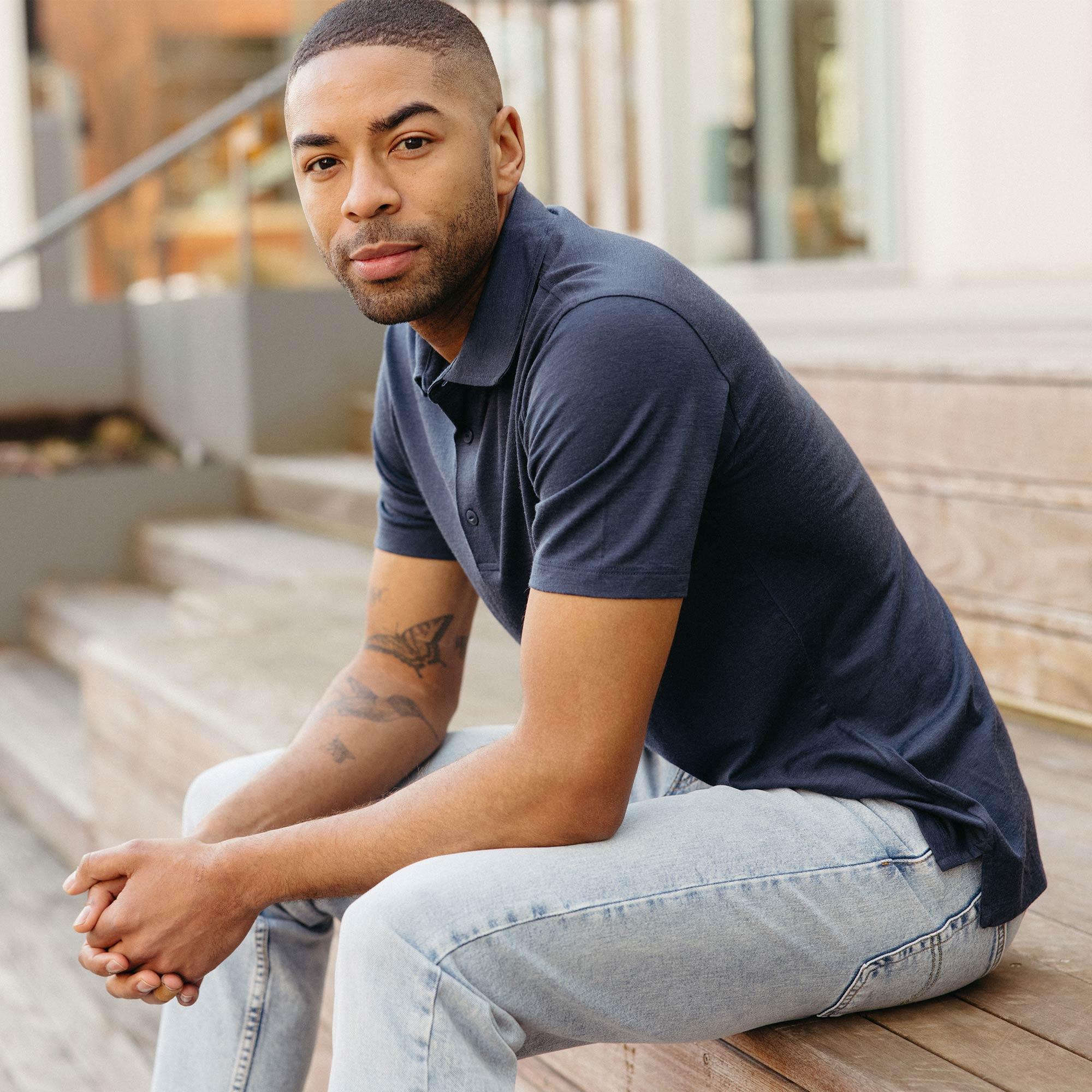 Knit t-shirt Product Image