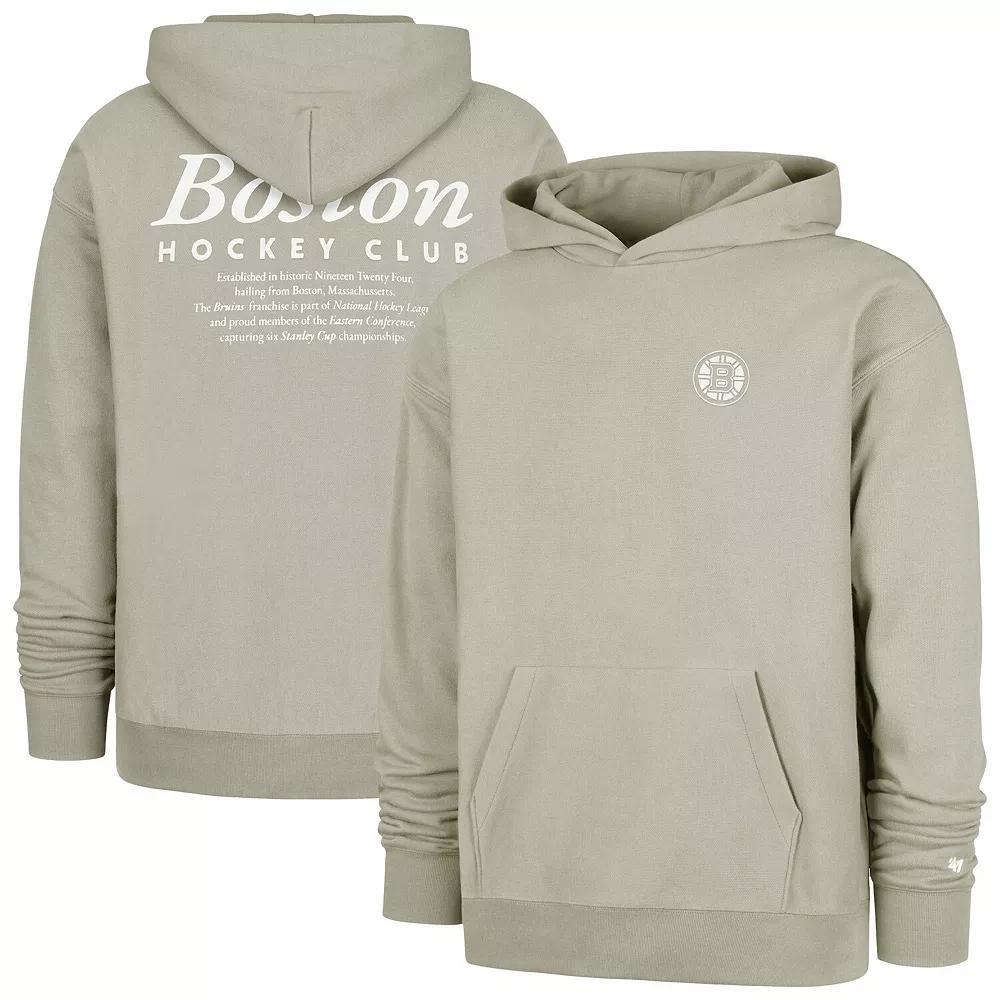 Men's '47 Gray Boston Bruins Foundation Pullover Hoodie,  Product Image