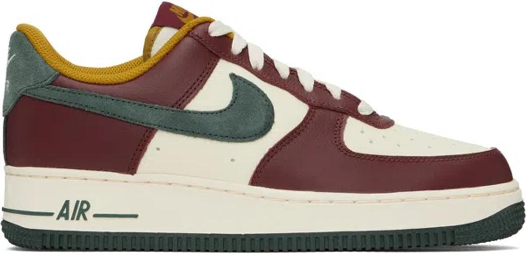 NIKE Off-white & Burgundy Air Force 1 '07 Lv8 Sneakers Product Image