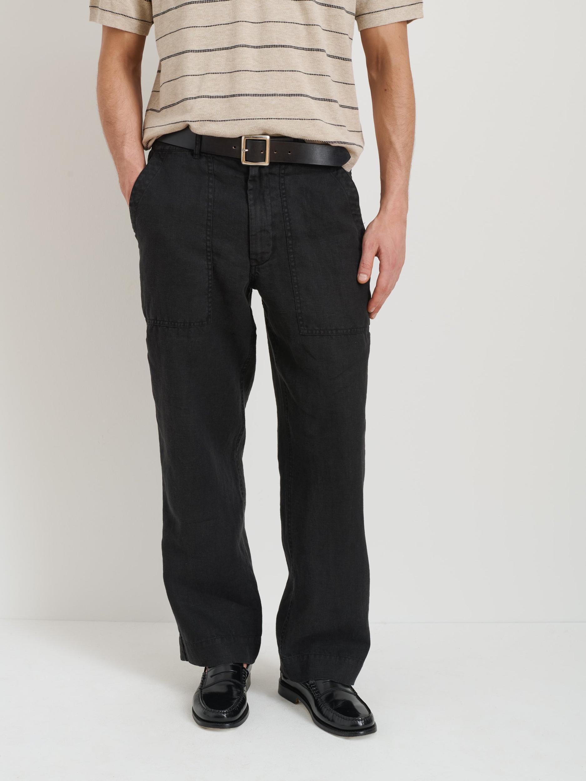 Garment Dyed Pull On Field Pant In Linen Product Image