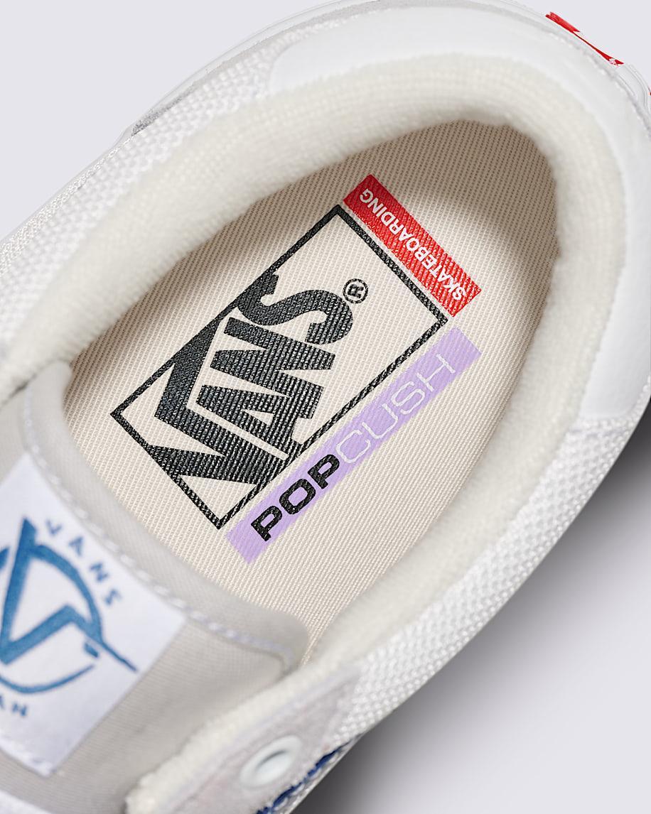 Skate Rowan Shoe in Grey / Blue| Vans US Product Image