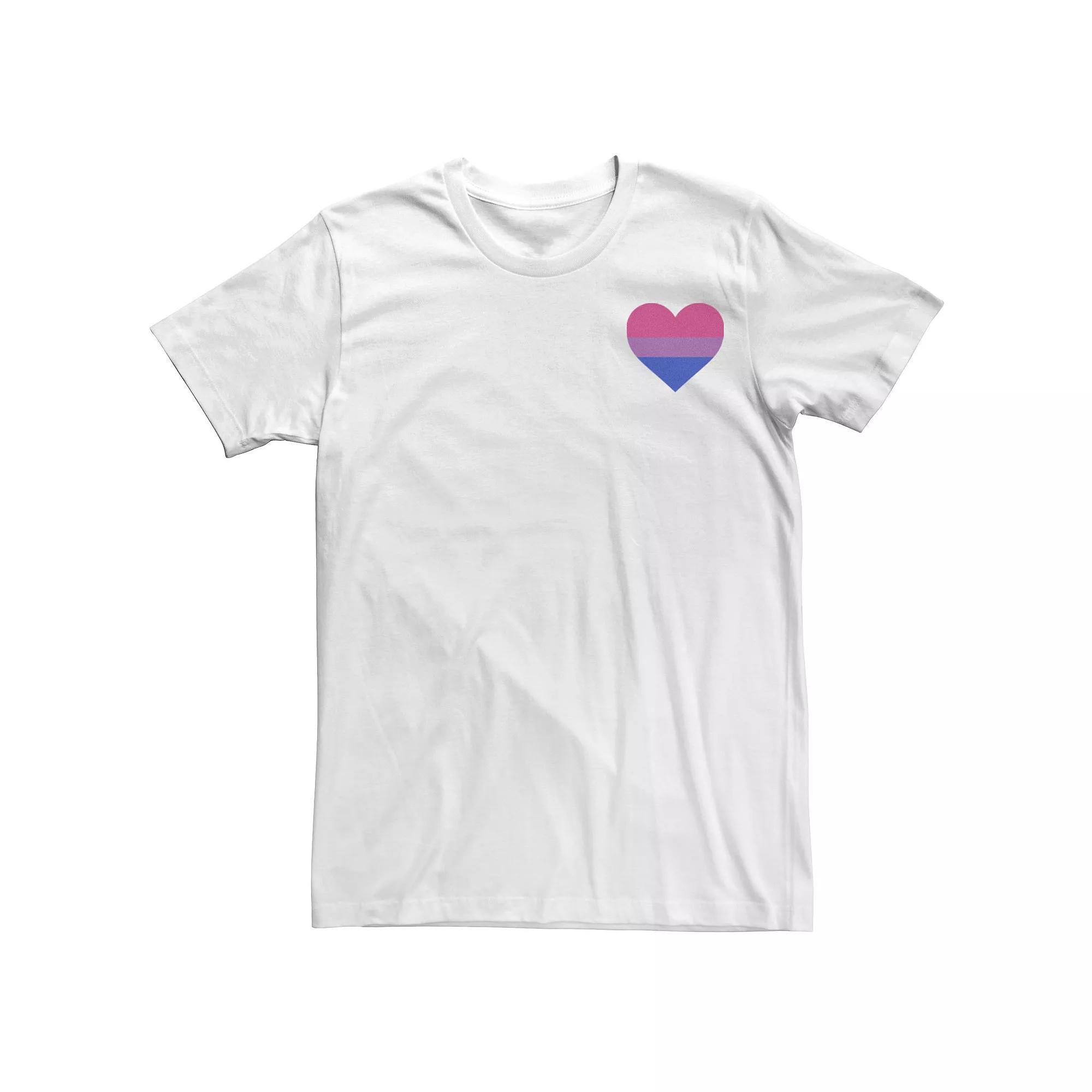 Men's Pride Bisexual Pride Heart Tee,  Product Image
