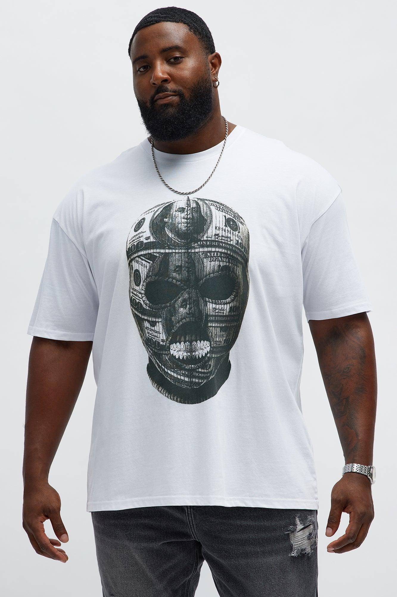 Money Mask Short Sleeve Tee - White Product Image