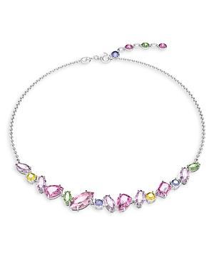 Swarovski Gema Multicolor Crystal Choker Necklace in Rhodium Plated, 15 Product Image