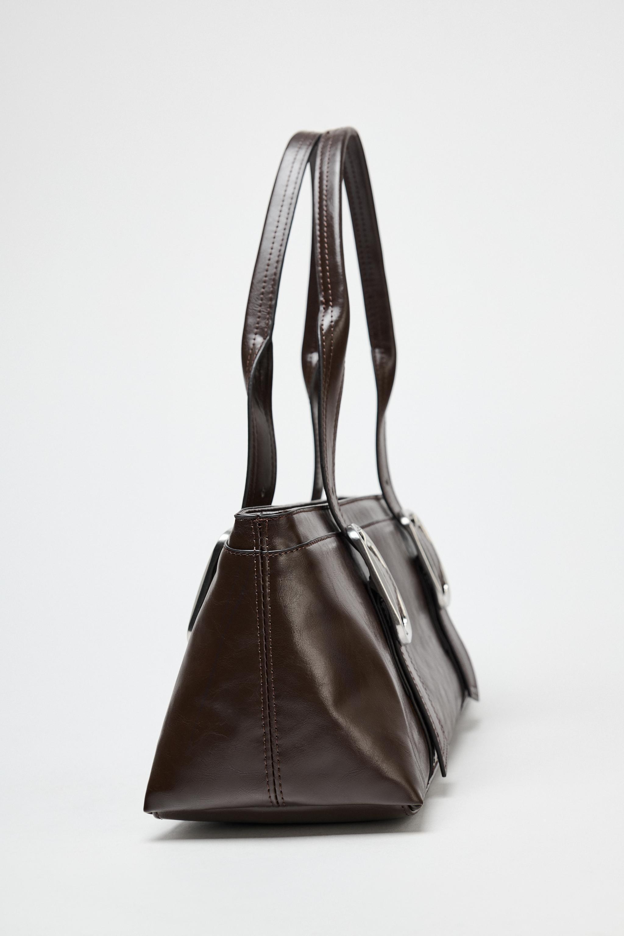 ELONGATED CITY BAG WITH BUCKLES Product Image