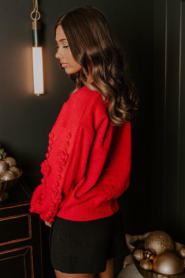 Endless Love Story Knit Sweater Top Product Image