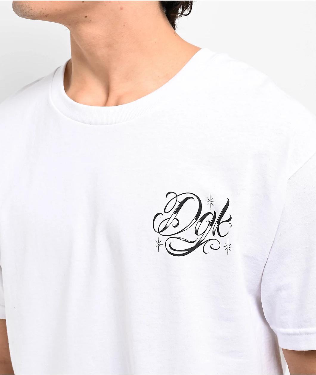 DGK Fool For You White T-Shirt Product Image