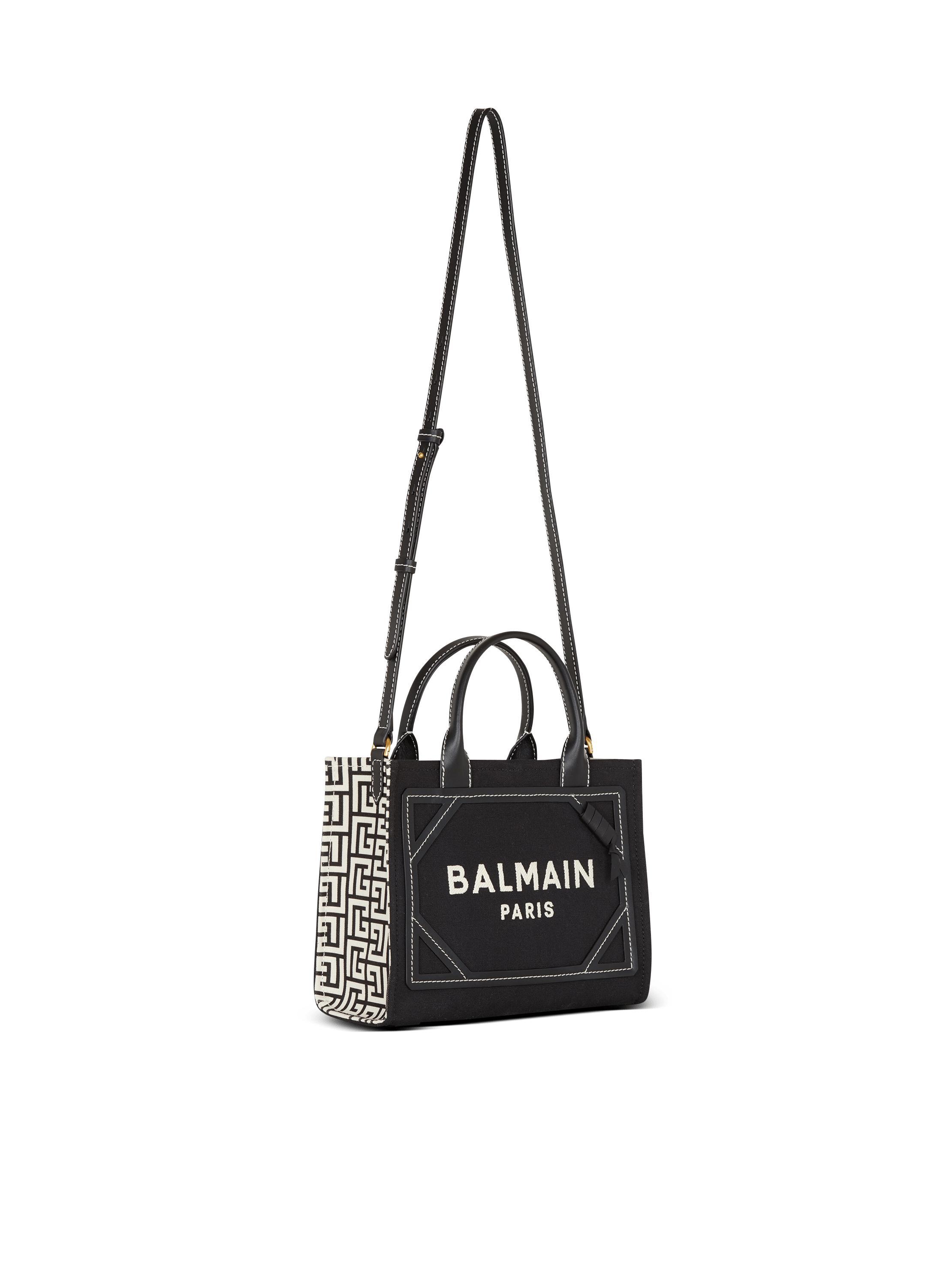 B-Army tote bag in monogrammed canvas and leather Product Image