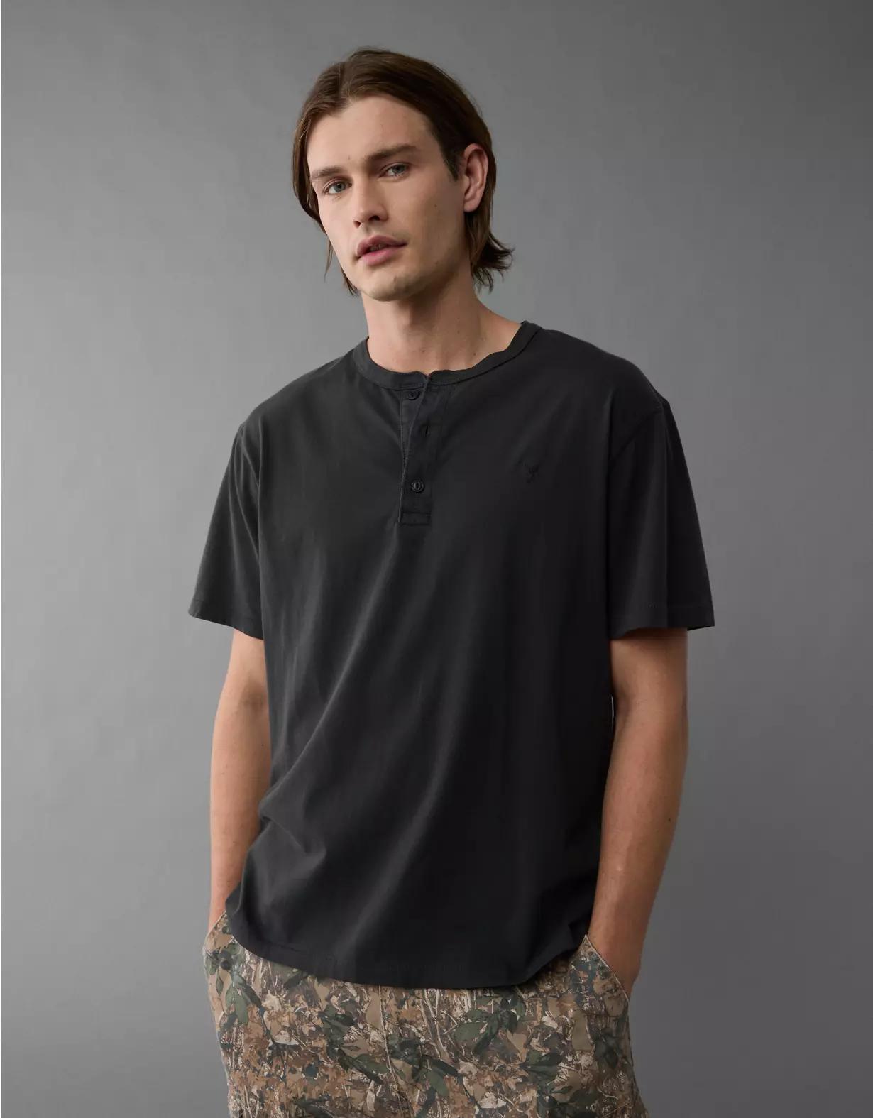 AE Lived-In Henley T-Shirt Product Image