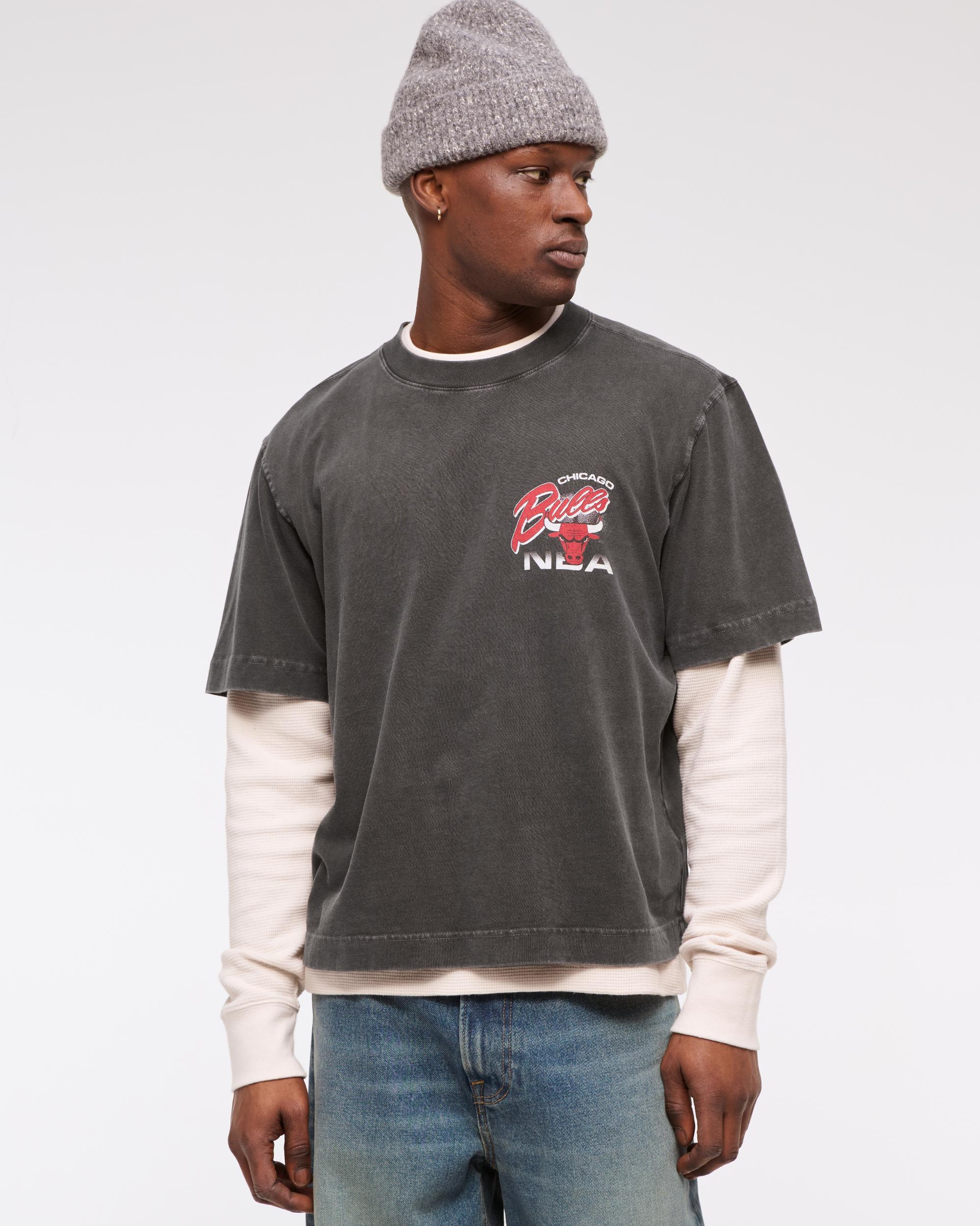 Cropped Minnesota Timberwolves Graphic Tee Product Image