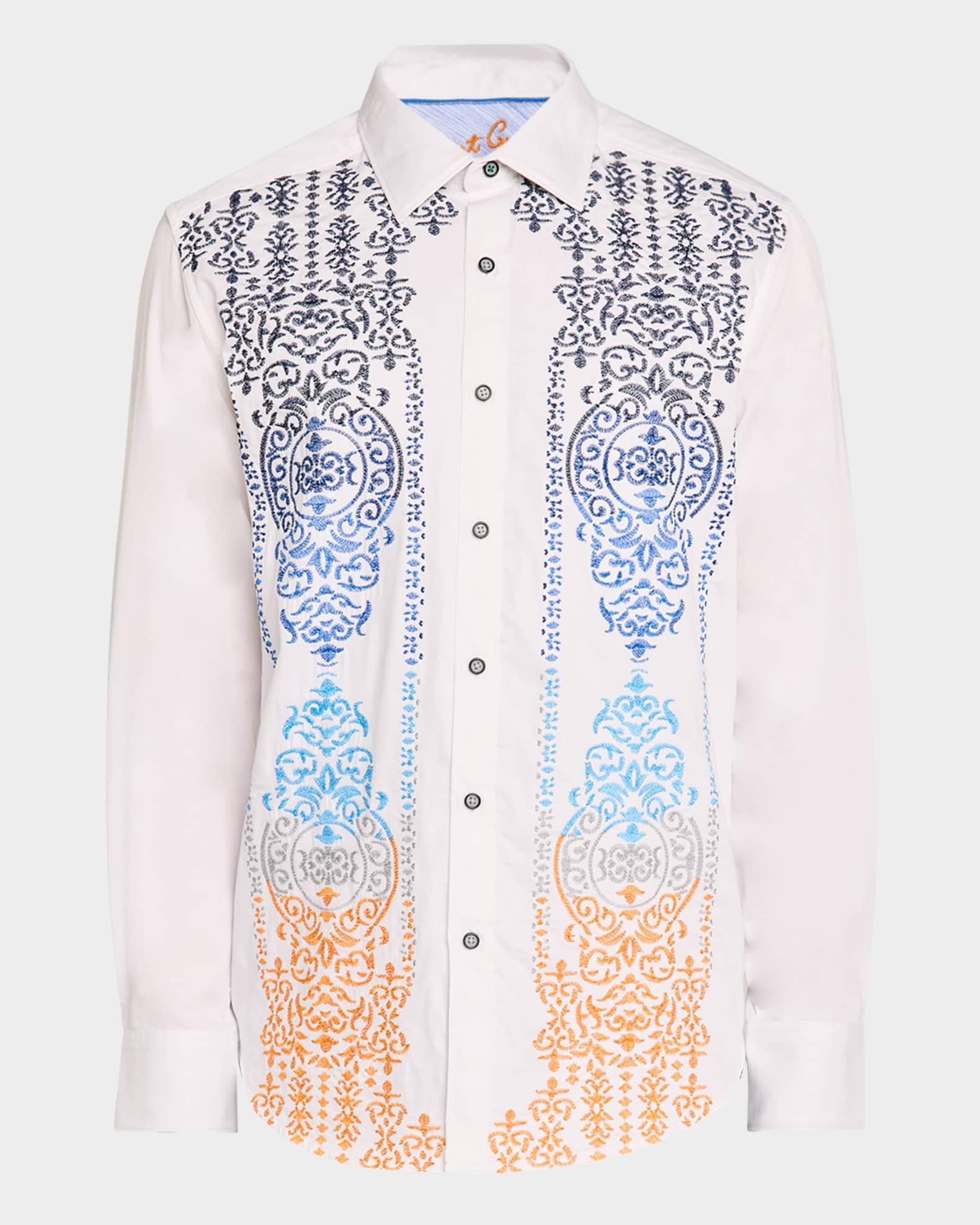 Men's Gate Keeper Embroidered Cotton Sport Shirt Product Image