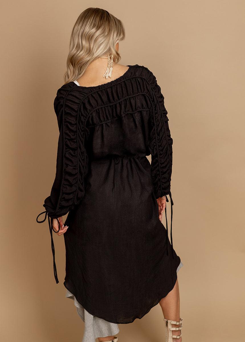 Brandy Duster in Black Female Product Image