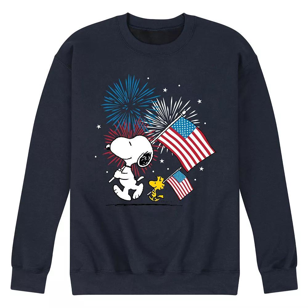 Men's Peanuts Snoopy & Woodstock Flags Graphic Tee,  Product Image