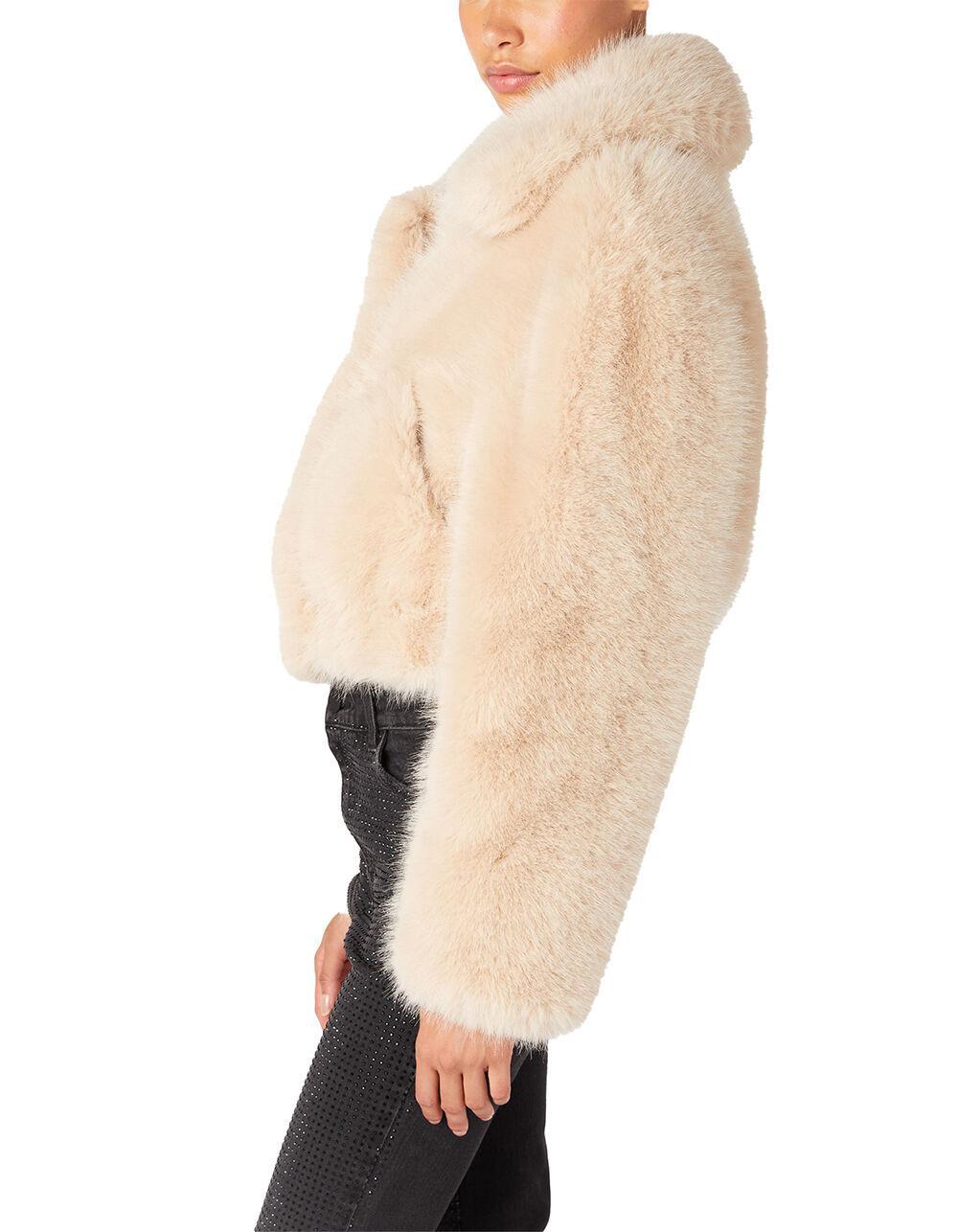 BLANK NYC Gram Moment Faux Fur Womens Bomber Product Image