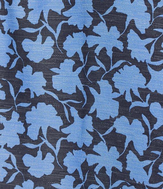 Roundtree & Yorke Short Sleeve Floral Print Sport Shirt Product Image