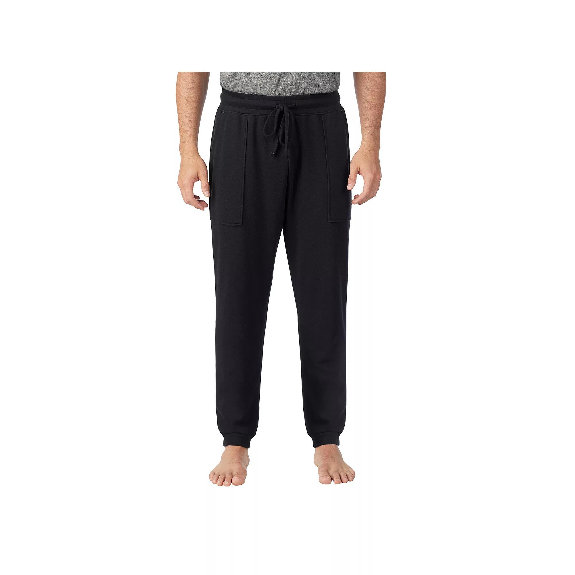 Mens Cuddl Duds Essentials Banded-Bottom Pajama Pants Product Image