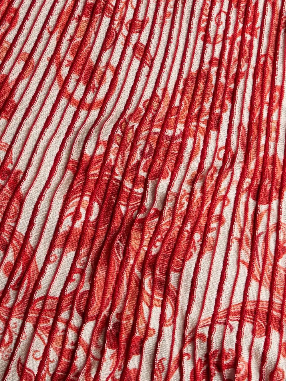 paisley-print pleated midi skirt Product Image