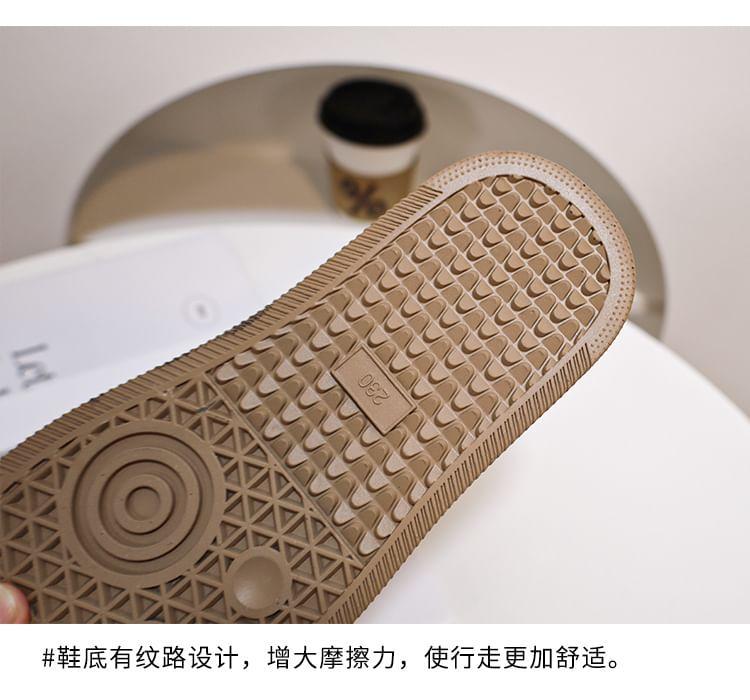 Platform Fleece-Lined Buckled Shoes Product Image