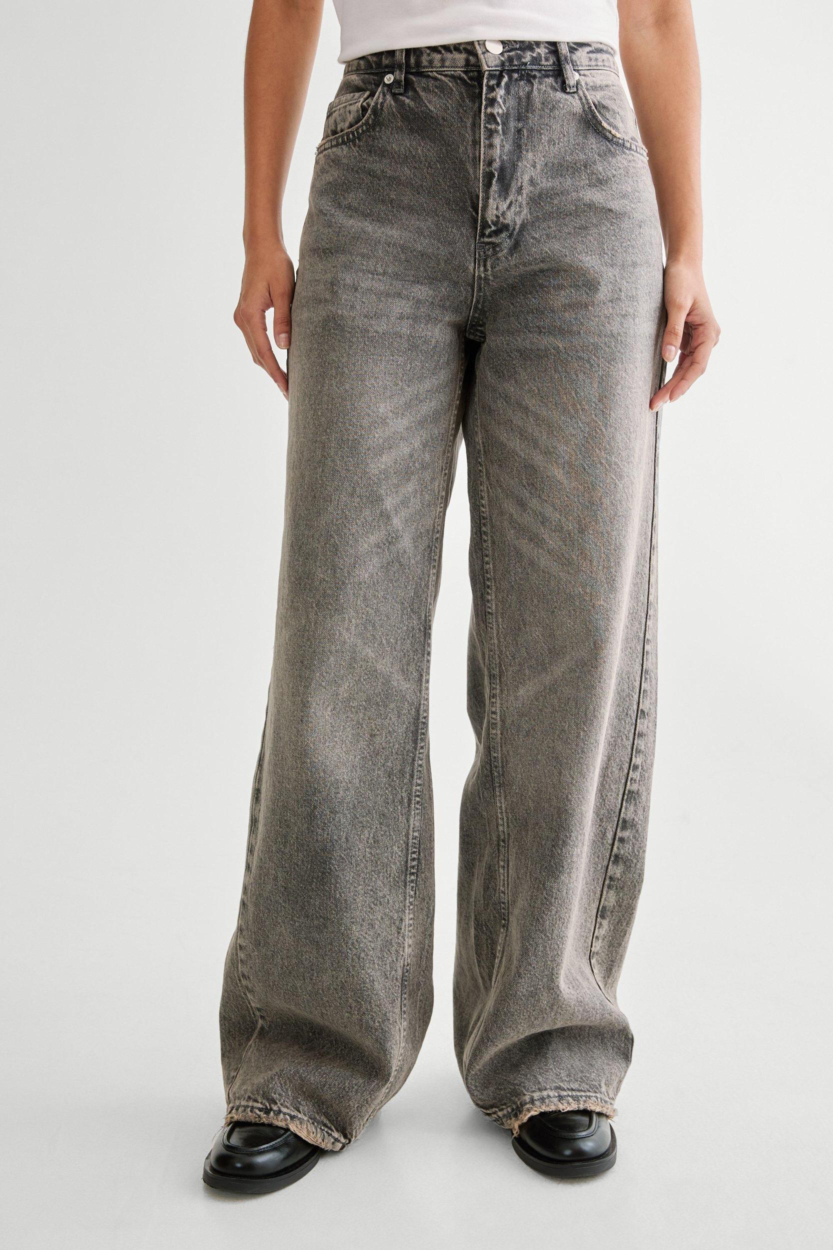 Washed Denim Wide Leg Jean Product Image