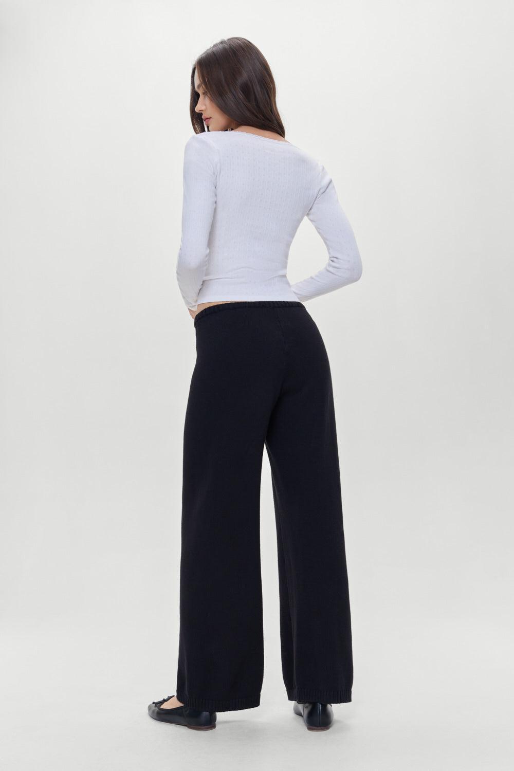 Wesley Knit Pants - Black Product Image