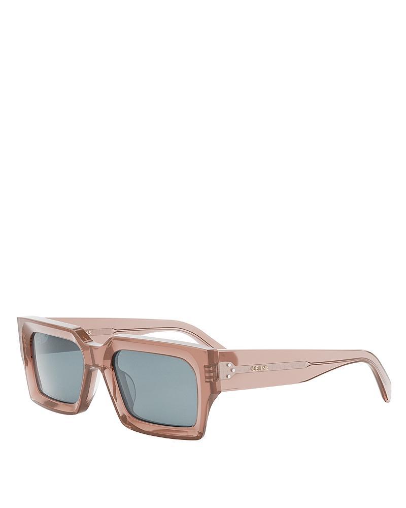 Celine Bold 3 Dots Rectangular Sunglasses, 54mm Product Image