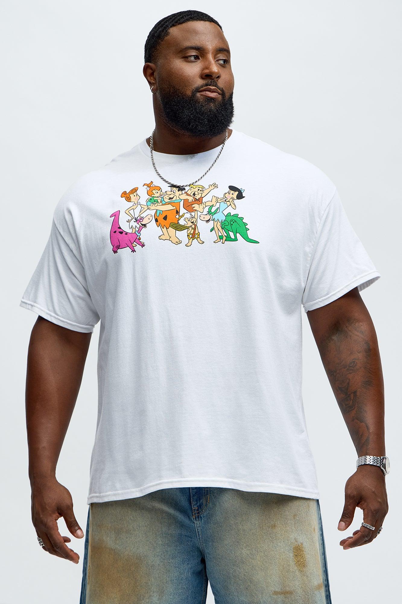 Meet The Flintstones Short Sleeve Tee - White Product Image