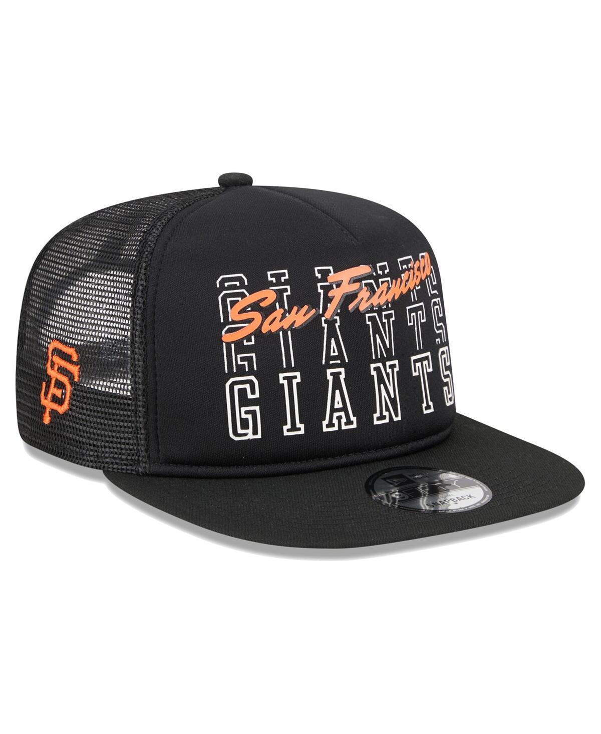 Mens New Era San Francisco Giants Street Team A-Frame Trucker 9FIFTY Snapback Hat Product Image