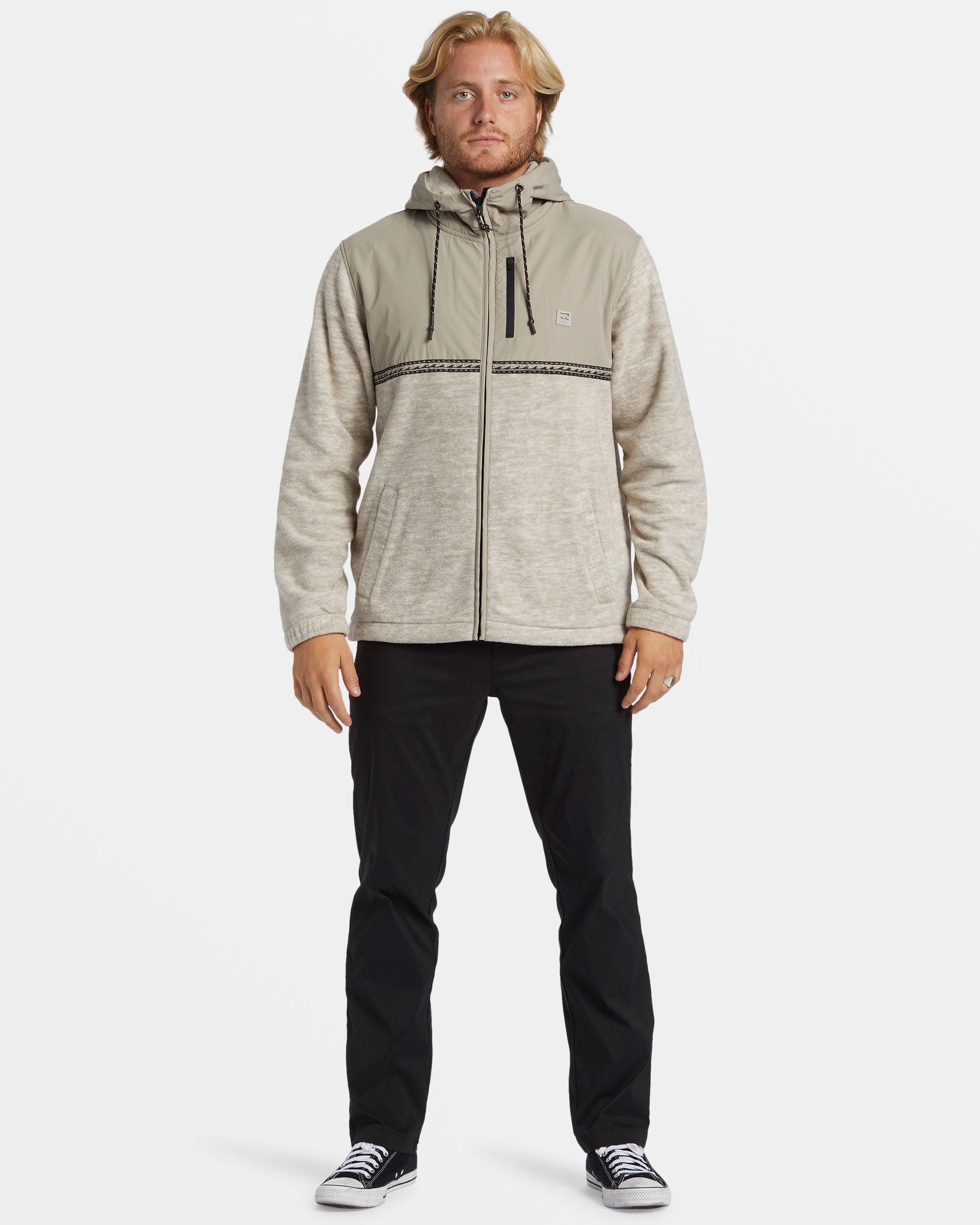 Boundary Lite Zip Hoodie - Oatmeal Heather Male Product Image