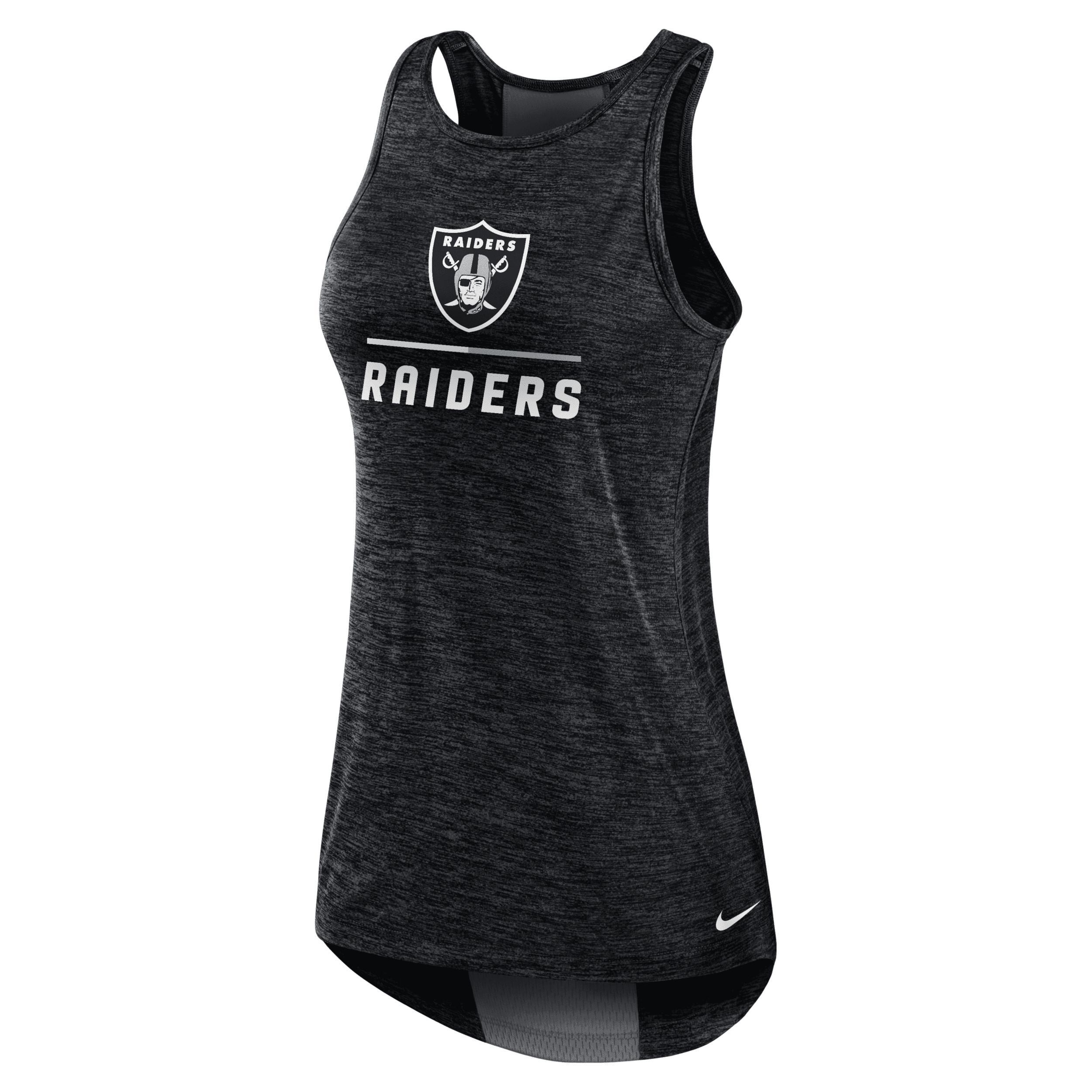 Women's Nike Navy Houston Texans High Neck Performance Tank Top, Size: Medium, Blue Product Image