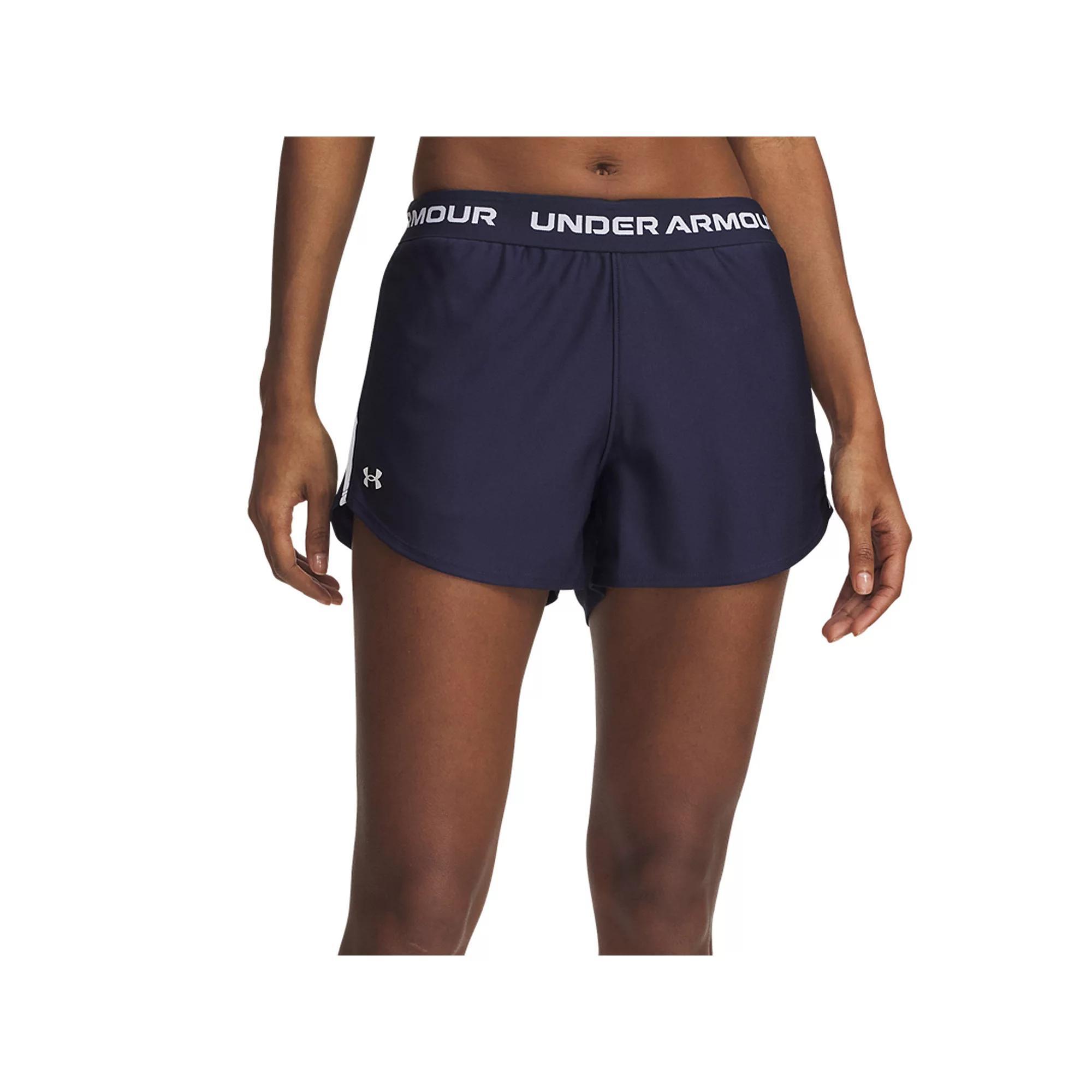 Women's Under Armour Tech™ Play Up Shorts, Size: XXL, Black Navy Product Image