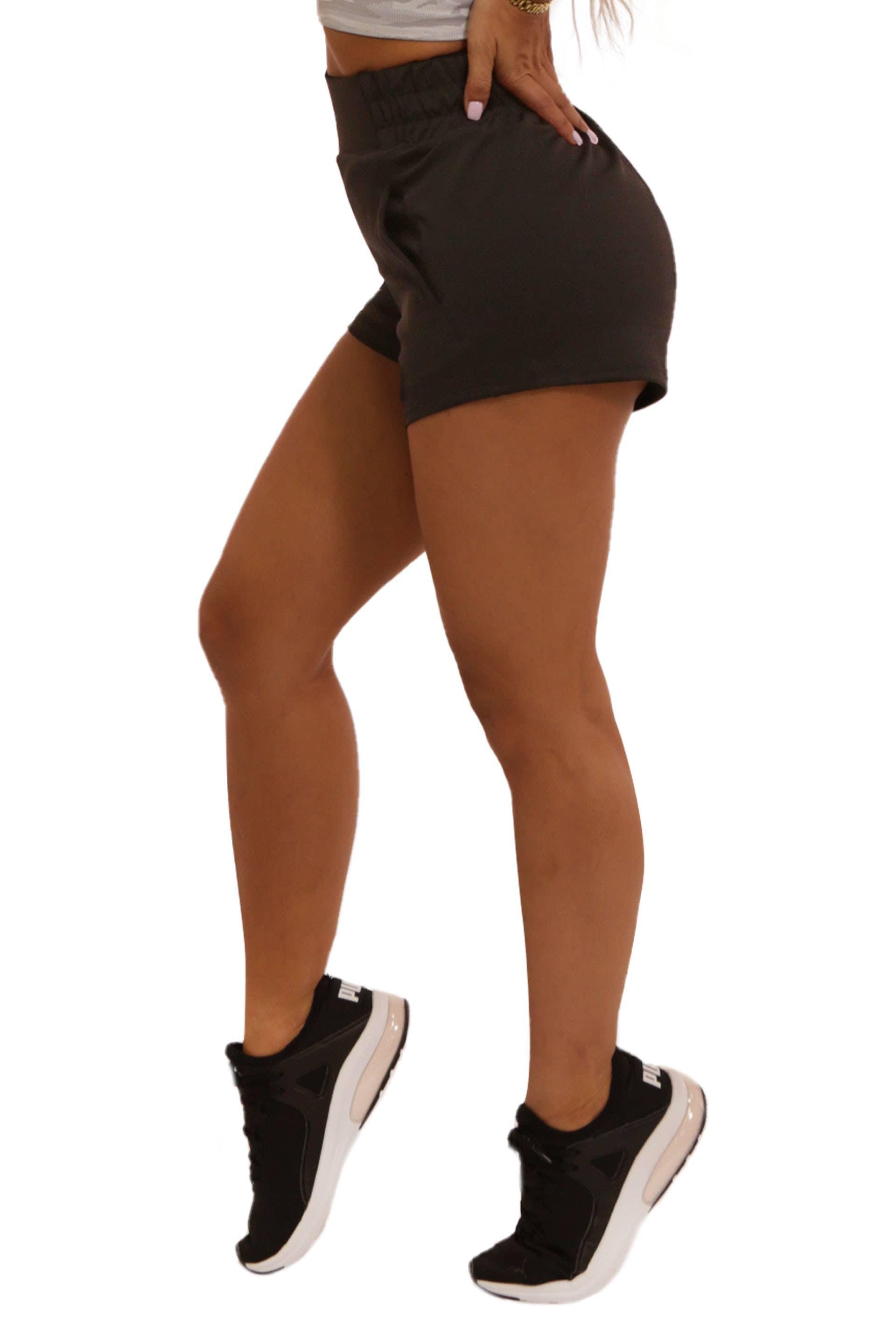 Women's High Rise Athletic Shorts w/Pockets Product Image